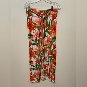 La Blanca swim coverup sarong - wrap skirt with ties sarong pareo